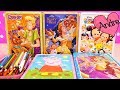 Dibujos para colorear para niñas y niños de Scooby Doo Bella y Bestia Peppa Pig | Juguetes con Andre