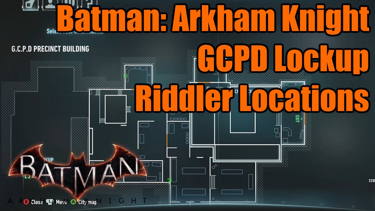 Batman Arkham Knight Panessa Studios Riddler Trophies Riddles Breakables Hd 60 Youtube