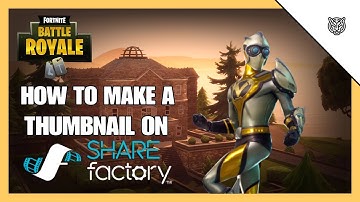 HOW TO MAKE A THUMBNAIL ON SHARE FACTORY (Tutorial)