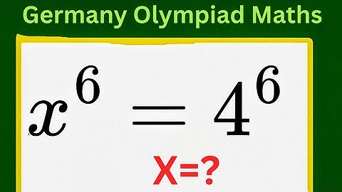 Germany | A Nice Math Olympiad problem