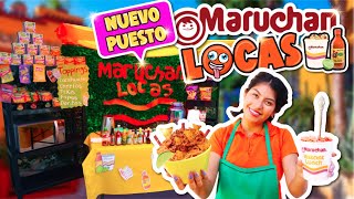 🔥Nuevo Puesto 🍤 🍗🥩 ¡MARUCHAN LOCAS! 🌶 Camarón, Res, Pollo ✚ INGREDIENTES DE LOCURA|Conny Changarros