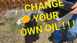 HOW TO CHANGE THE OIL IN YOUR CAR / 2003 CADDILAC DEVILLE and 2000 DODGE DAKOTA SLT