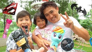 Permen Lollipop Unik karakter -  My Little Pony Superhero atau Paw Patrol dan Jurassic World