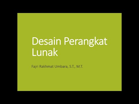 Video: Perangkat Lunak Desain