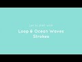 Learning cursive writing prewriting strokes 4  loop  ocean waves