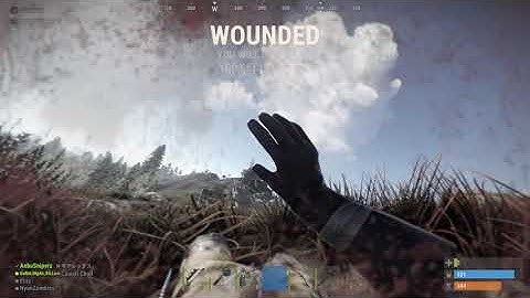 Rust - Player using an exploit to not take any damage while taking out auto turret.