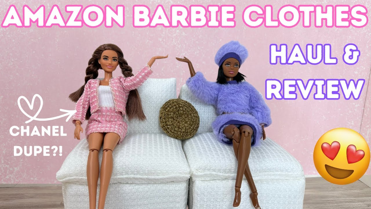 Дизайнерские подделки? Удивительные находки — обзор и примерка набора Barbie Fashion Pack (Amazon)