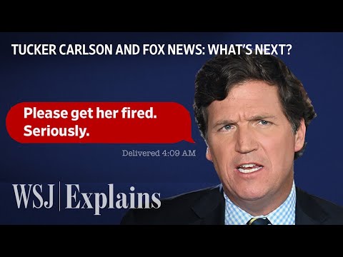 How Tucker Carlson’s Vulgar Messages Helped Seal His Fox News Exit | WSJ