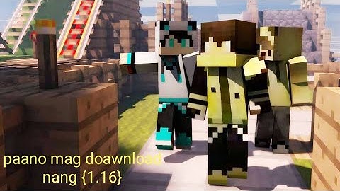 Paano idoawnload ang minecraft (1.16.0) nether update