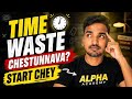 Time waste chestunnava? Idi start chey lekapothe late aipothav 😳
