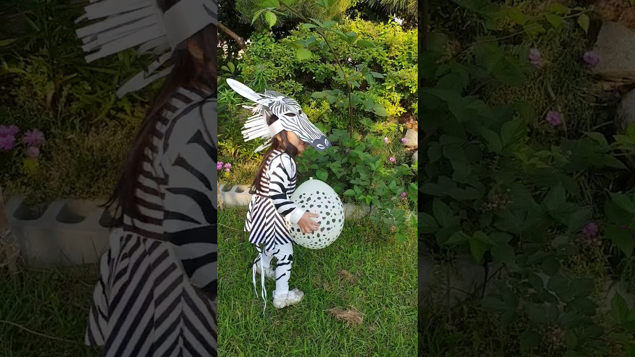 The Little Zebra costume DIY