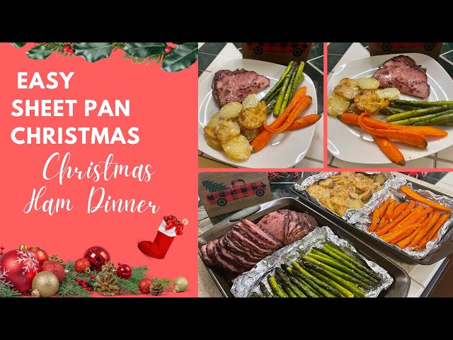 Christmas Dinner for Two - Easy Sheet Pan Meal