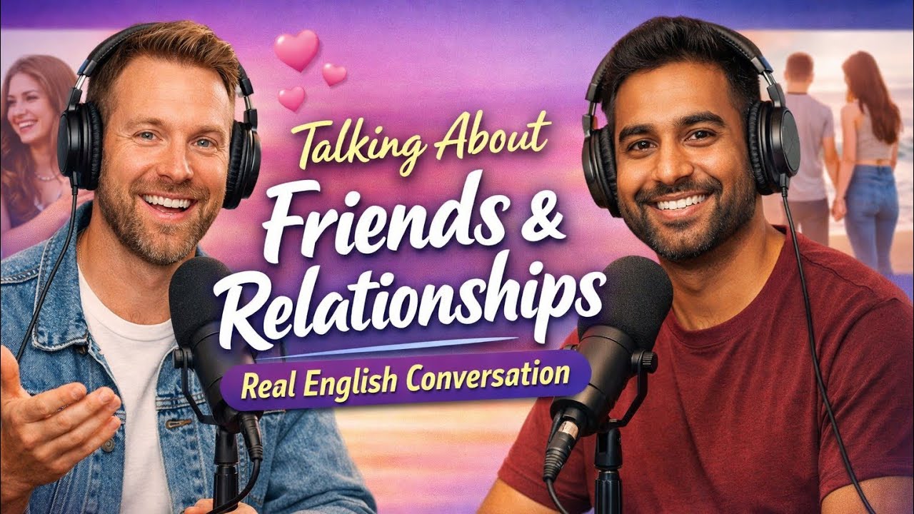 Real English Conversation | Talking About Friends and Relationships | A2