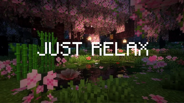 Minecraft Cherry Blossom Pond Ambience | 1 hour Minecraft Music