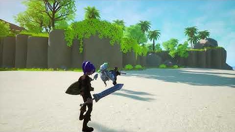 Elements Gameplay - Game Dev - Island Area / One-handed sword / Mount / AI Test - Unreal Engine