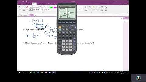 Math 30 1  9 3 Solving Rational Equations Graphically