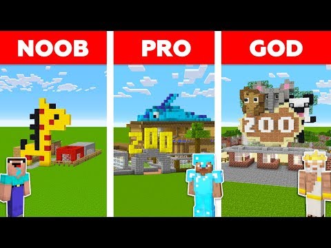 minecraft-noob-vs-pro-vs-god:-zoo-park-in-minecraft-/-funny-animation