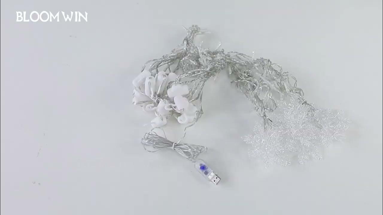 How to Untangle Christmas Window Curtain Lights? YouTube