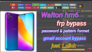 walton hm6 frp bypass unlock tool / walton hm6 gmail account bypass