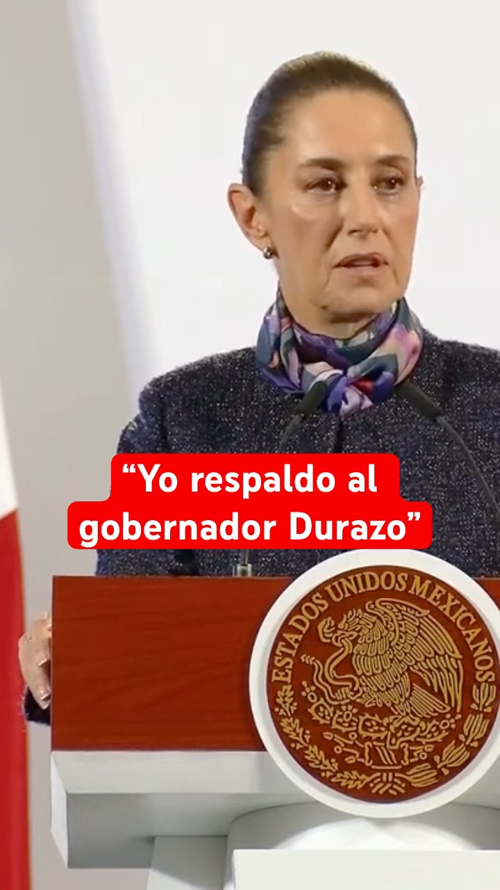 Sheinbaum defiende el trabajo del gobernador de Sonora ante cuestionamientos #shorts