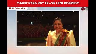 Chant para kay ex-VP Leni Robredo