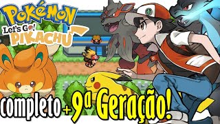 GBA COMPLETO com 9ª GERAÇÃO, MEGA EVOLUÇÃO e FORMAS REGIONAIS | Pokémon Let's Go Pikachu (Hack Rom)