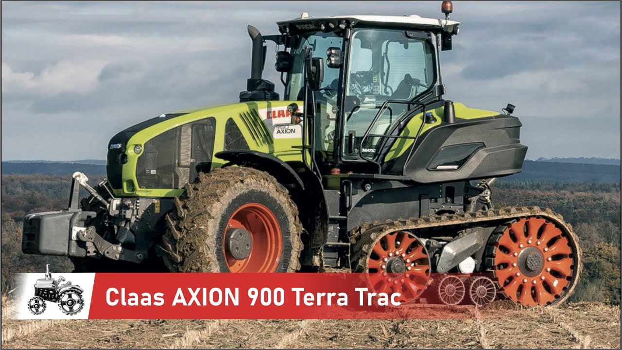 maxresdefault Claas Axion z napędem gąsienicowym TerraTrac   VIDEO