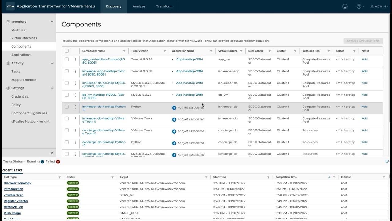 Application Transformer for VMware Tanzu on VMware Cloud on AWS YouTube