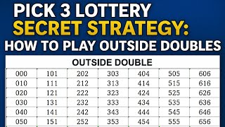 Famous Pick 3 Lottery SECRET Strategy: How to Play Outside Doubles Using the Story System Profile