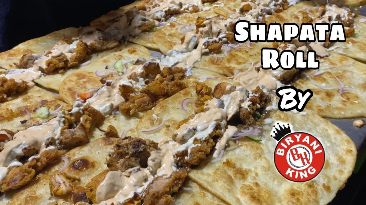 Biryani King Shadman Lahore Shapata Chicken Roll Street Food PK