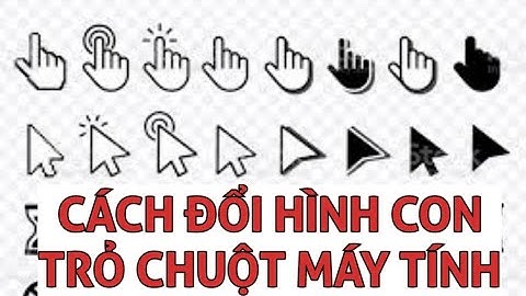 Cách đổi hình con trỏ chuột trên máy tính laptop đẹp miễn phí
