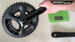 Shimano 105 Crankset Unboxing and Weight 5800