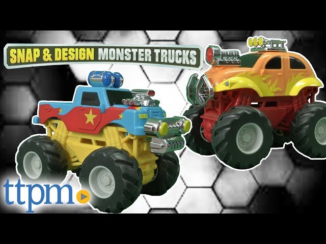 Lakeshore Learning Snap & Design Monster Trucks