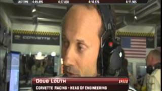 2011 Lemans Hour 8 Corvette Racing Pit Stop and Doug Louth