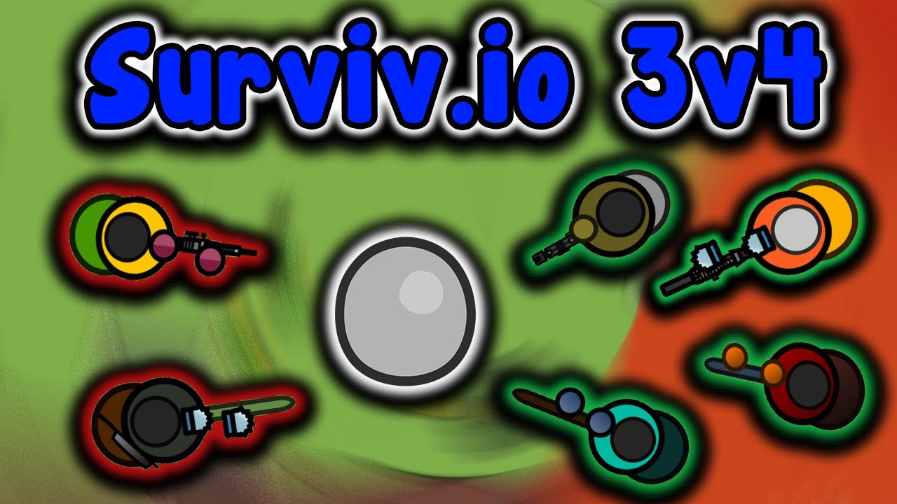 Pro Surviv.io Clan War 3v4 | surviv.io