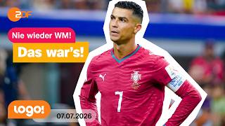 Portugal ist raus: Damit endet Ronaldos WM-Karriere | logo!-Nachrichten vom 07.07.26