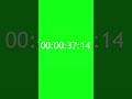Timecode 10 Hours 4K Green Screen | Chroma Key Timer Overlay #greenscreen #capcut