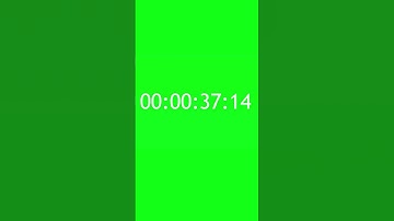 Timecode 10 Hours 4K Green Screen | Chroma Key Timer Overlay #greenscreen #capcut