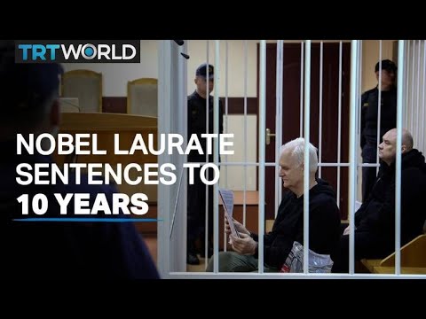 Belarus sentences activist Ales Bialiatski to 10 years in jail
