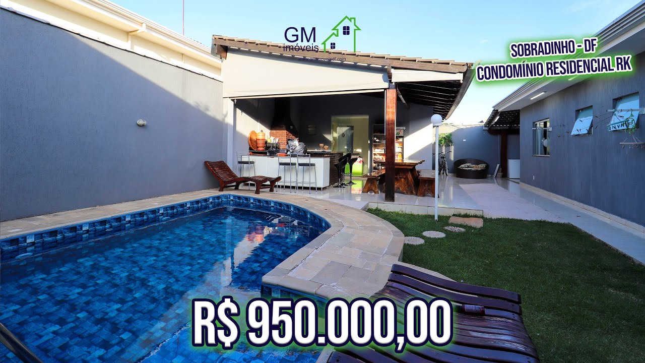 Casa a Venda Condomínio Residencial RK - Sobradinho - DF [GM Imóveis]