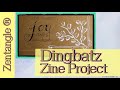 Zentangle ® Dingbatz || Zine Project || Cat-Kin Corner