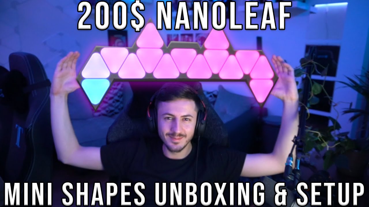 Nanoleaf Shapes - Mini Triangles unboxing, setup & review! - YouTube