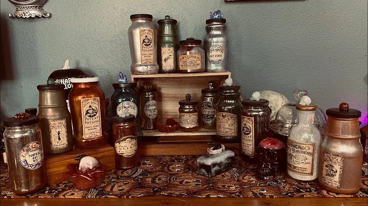 Apothecary jars & potion bottles