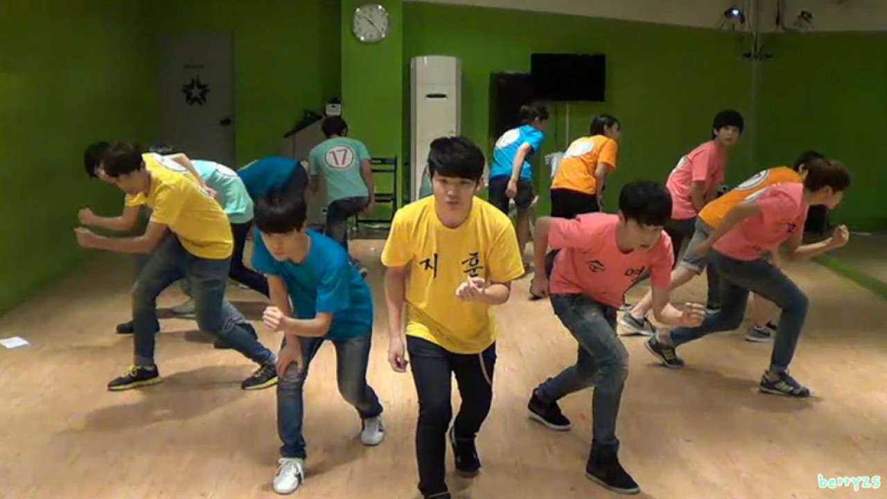 130716 SEVENTEEN TV Rehearsal Action NU'EST