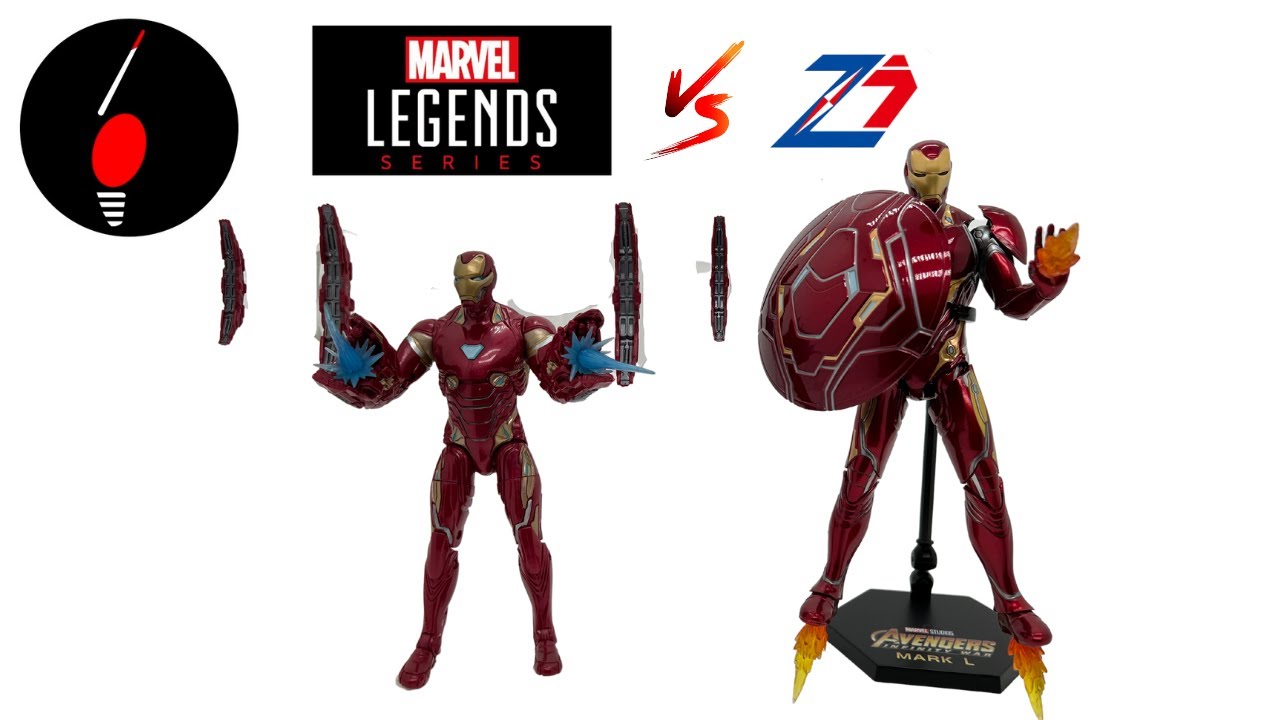 Marvel Legends Ironman Mark 50 VS ZD Ironman Mark 50