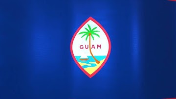 Anthem of Guam - Flag Waving Animation