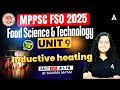 MPPSC FSO Classes 2025 | Food Science &amp; Technology Unit 9 | Inductive heating | By Mahima Mam