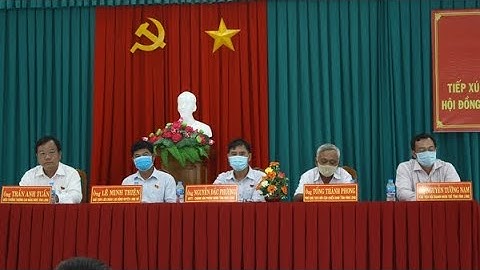 Ứng cử viên đại biểu HĐND tiếp xúc cử tri xã Hòa Ninh