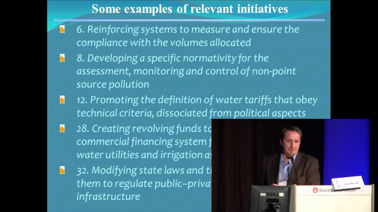 2012 World Water Week: Founders Business Seminar: Water and Energy for Food, Fiber and Fuel