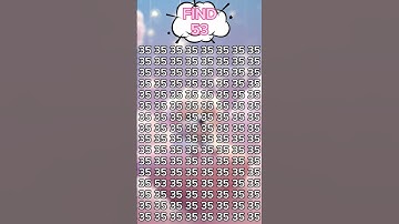 Challenge yourself to FIND 53 in 5sec #pick your brain